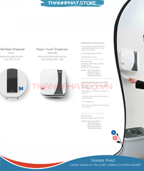Hộp Đựng Khăn Giấy Lau Tay Treo Tường PHG 400