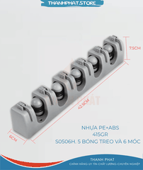 S0506H - Móc Giá treo cây lau nhà, dụng cụ làm vệ sinh, treo trưng bày (MS: S0506H)