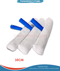 Bộ Tay Bông gạt kính inox AG35cm
