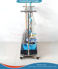 S1822H - Giá treo cây lau nhà, dụng cụ làm vệ sinh, treo trưng bày (MS- S1822H)