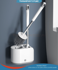 Bộ cọ nhà vệ sinh, cọ bồn cầu đa năng 2 món đầu silicon cao cấp TPS
