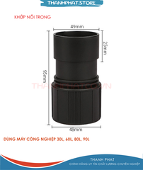 Khớp nối ống mềm máy hút 30L