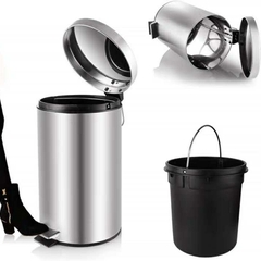 Thùng rác inox có chân đạp 5L