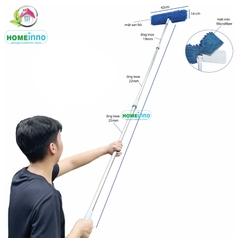 Cây lau đa năng lau 2 Mặt Lau Tường, Lau Xe Hơi Ô Tô Cán Tăng Đơ Homeinno
