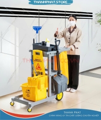 Xe làm phòng Chaobao D11-1 Có nắp