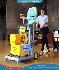 Xe làm phòng Chaobao D11-1 Có nắp