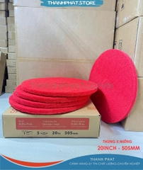Pad chà sàn Chaobao 20inch màu đỏ 20inch (51cm thùng 5CS)