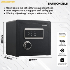 ket-sat-mini-nhap-khau-safiron-35ls-van-tay-dien-tu-ket-noi-dien-thoai