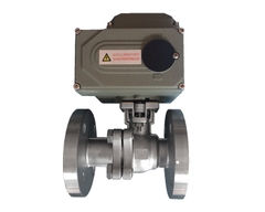 Van bi inox 304 điều khiển điện Haitima - Đài Loan