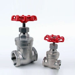 Van cổng inox lắp ren