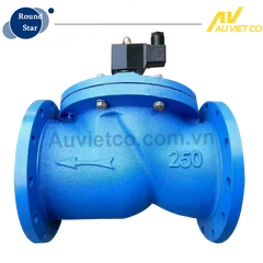 Van điện từ mặt bích DN 250 Round Star Đài Loan