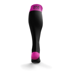 Tất Otso Multisport Recovery -  Black / Fluo Pink