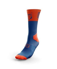 Tất Otso Multisport - NAVY BLUE & ORANGE - Cổ cao (OSNb/Oh)