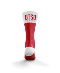 Tất  Otso Multisport -  RED & WHITE - Cổ cao (OSR/Wh)