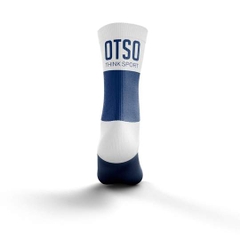 Tất  Otso Multisport - ELECTRIC BLUE & WHITE - Cổ trung (OSEb/Wm)