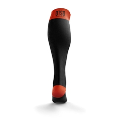 Tất Otso Multisport Recovery - Black / Fluo Orange