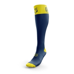 Tất Otso Phục Hồi  -  Navy blue/Fluo Yellow - Multisport Recovery