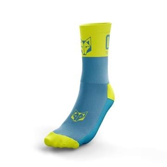 Tất Otso Multisport - BLUE & FLUO YELLOW