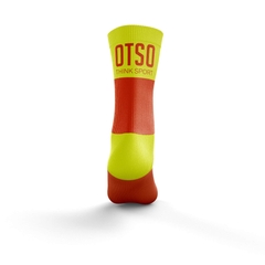 Tất Otso Multisport - FLUO ORANGE & FLUO YELLOW - Cổ trung