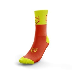 Tất Otso Multisport - FLUO ORANGE & FLUO YELLOW - Cổ trung