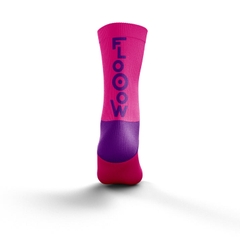 Tất Otso Medium Cut - Flooow Fluo Pink & Violet