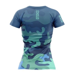 Áo ngắn tay Otso - CAMO BLUE - Nữ (OShCambF)