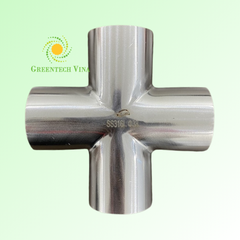 Chữ thập đều 38.1x1.5mm Inox 316L 4 đầu kết nối hàn