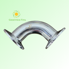 Co 90 độ đều 25.4mm Inox 304 Kết nối 2 đầu khớp nối nhanh