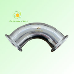 Co 90 độ đều 38.1mm Inox 316L Kết nối 2 đầu khớp nối nhanh