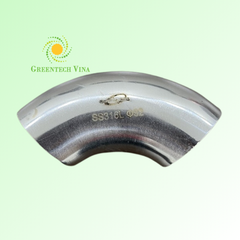 Co ngắn 90 độ đều 31.75x1.5mm Inox 316L Kết nối 2 đầu hàn