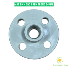 Mặt Bích Nhựa PPH Loại 4 Lỗ Ren Trong DN25, DN32, DN40, DN50 tiêu chuẩn
