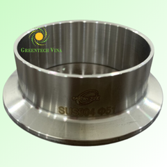 Mặt khớp nối nhanh vi sinh 50.8mm Inox 304 Kết nối 2 đầu khớp nối nhanh (Clamp)
