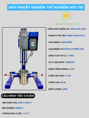 Máy khuấy nghiền thí nghiệm HSE-750