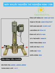 Máy khuấy nghiền thí nghiệm HSM-1100