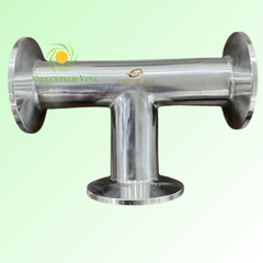 Tê đều 25.4mm Inox 316L Kết nối 2 đầu khớp nối nhanh (Clamp)
