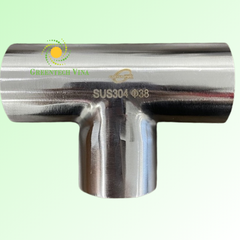 Tê đều 38.1mm Inox 304 Kết nối 3 đầu hàn