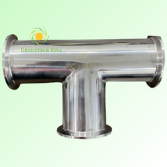 Tê đều 50.8mm Inox 304 Kết nối 2 đầu khớp nối nhanh (Clamp)