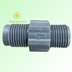 Vỏ van HÚT Doseuro D50 PVC Xám