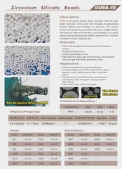Zirconium Silicate Beads DURA-40