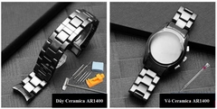 Thay dây đá đồng hồ Emporio Armani Ceramica