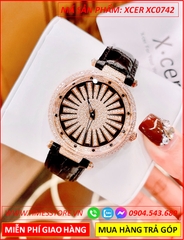 dong-ho-nu-xcer-mat-canh-hoa-xoay-full-da-rose-gold-day-da-timesstore-vn
