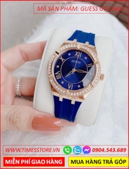 dong-ho-cap-doi-guess-mat-tron-vang-gold-sillicone-xanh-timesstore-vn