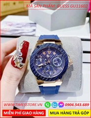 dong-ho-cap-doi-guess-mat-tron-vang-gold-sillicone-xanh-timesstore-vn