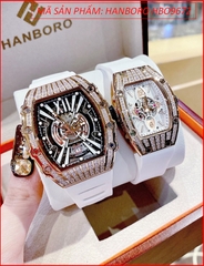 dong-ho-cap-doi-hanboro-automatic-dinh-da-rose-gold-silicone-trang-timesstore-vn