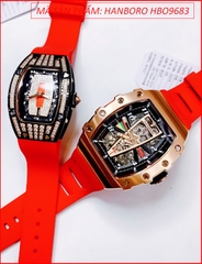 dong-ho-cap-doi-hanboro-automatic-mat-rose-gold-lo-may-day-silicone-do-timesstore-vn