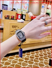 dong-ho-cap-doi-hanboro-automatic-mat-oval-silver-day-silicone-den-chinh-hang-timesstore-vn