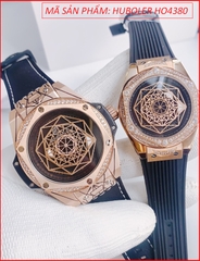 dong-ho-cap-doi-huboler-auotomatic-mat-hoa-tiet-vu-tru-rose-gold-day-silicone-timesstore-vn