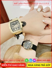 dong-ho-guess-cap-doi-mat-vang-gold-day-silicone-den-thoi-trang-dep-timesstore-vn