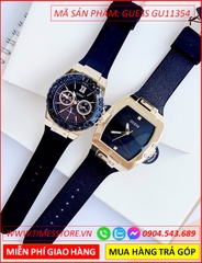 dong-ho-guess-cap-doi-mat-vang-gold-dinh-da-day-cao-su-den-thoi-trang-dep-timesstore-vn