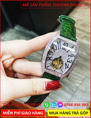 dong-ho-nam-davena-automatic-mat-oval-dinh-da-swarovski-day-da-xanh-la-dep-gia-re-timesstore-vn